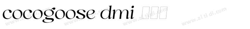cocogoose dmi字体转换